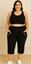 Picture of CURVY GIRL THREE QUARTER STRETCH COTTON CROP TROUSER